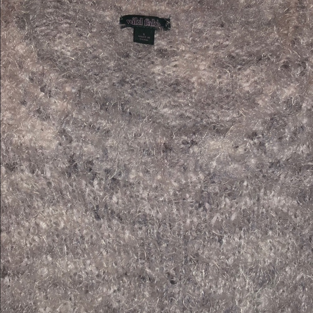 Fluffy winter wonderland sweater